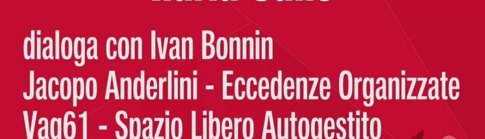 [Mar 25/03 @Vag61] Presentazione del libro “Vipera” con Ilaria Salis